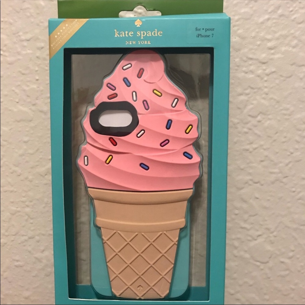 LAST ONE Kate Spade iPhone 7 ice cream case NIB - Picture 4 of 5